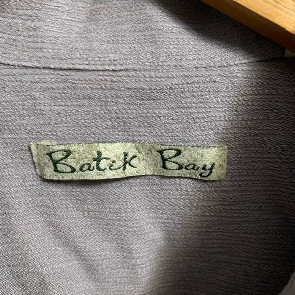 Men's Batik Bay Shirt, Size M, Light gray - Picture 3 of 6